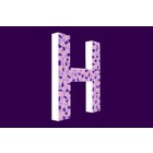 Cristallo Design Zacht, Letter H