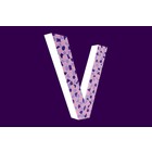 Cristallo Design Zacht, Letter V