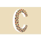 Cristallo Design Warm, Letter C