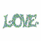 Cristallo Mozaiek pakket LOVE Wit-Lichtgroen-Lichtblauw Premium