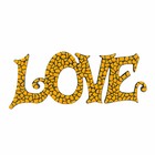 Cristallo Mozaiek pakket LOVE Oranje Premium