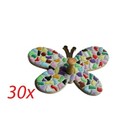 Cristallo Kledinghanger 30 stuks Vlinder mozaiekpakket