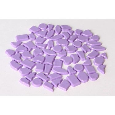 Cristallo Kunststof mozaieksteentjes ca. 500 gram VIOLET