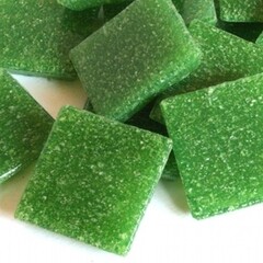 Cristallo Mozaieksteentjes 2 x 2 cm 75 stuks Donkergroen