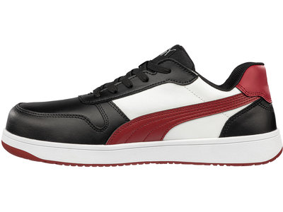 Puma Safety Frontcourt Low Black/Red S3L ESD