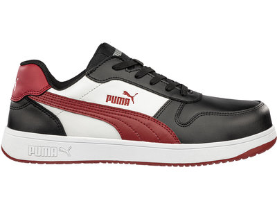 Puma Safety Frontcourt Low Black/Red S3L ESD