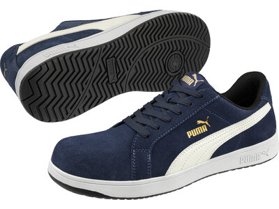 Puma Safety Iconic Suede Navy S1PL ESD