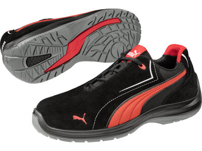 Puma Safety Touring Black Suede Low, S3 ESD SRC