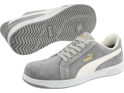 Puma Safety Iconic Suede Grey Low S1PL