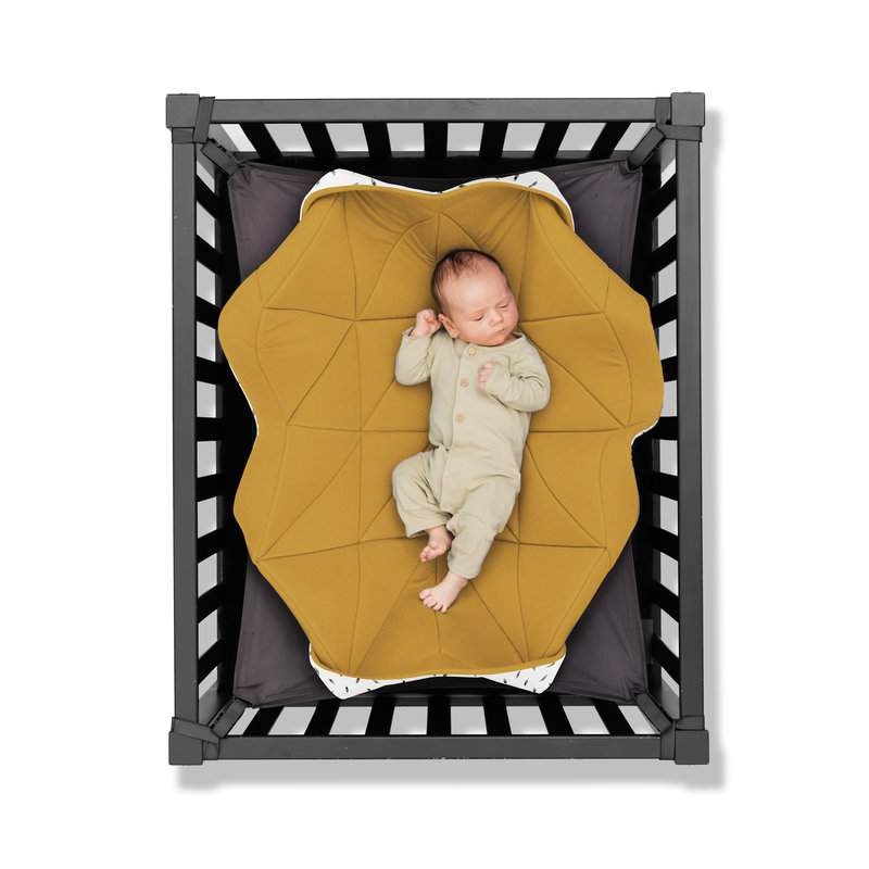 tafel gevogelte Rechtsaf Hangloose Baby hangmat Oker geel - Hangloose Baby