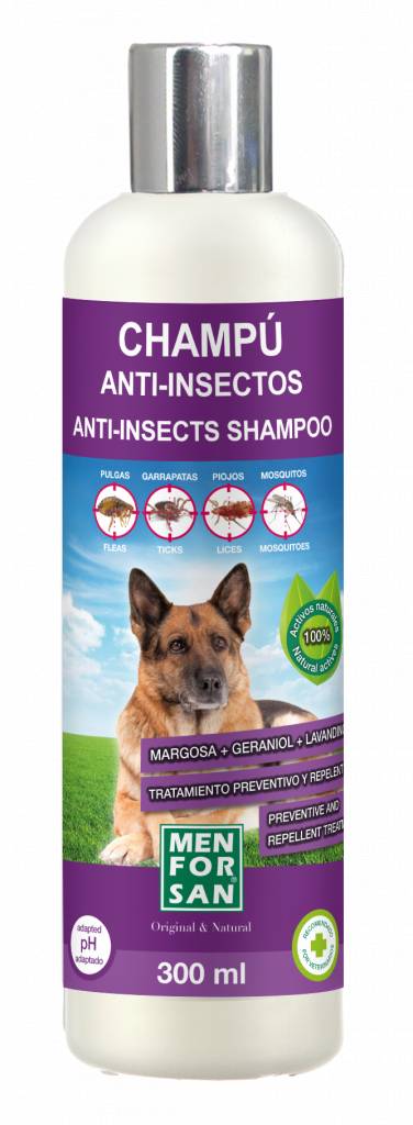 Beeldhouwwerk Festival Doe het niet Anti-vlooien en teken shampoo honden met natuurlijke extracten | Ozzles  Dogfood