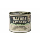 Nature Catfood TIJDELIJK NIET LEVERBAAR!! Nature Cat Food blikvoer met rund, eend en kruiden