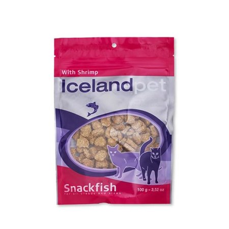 Icelandpet Icelandpet vis snoepjes voor katten van garnalen