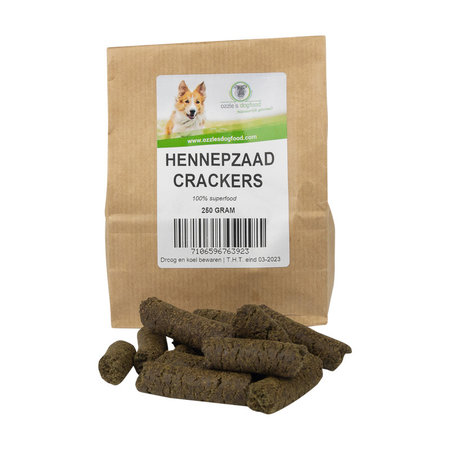 Ozzlesdogfood  Gezonde beloningskoekjes van 100% hennepzaad