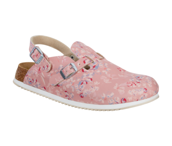 Birkenstock Dames Muil Kay SL 54291 Roze Bloemenveld