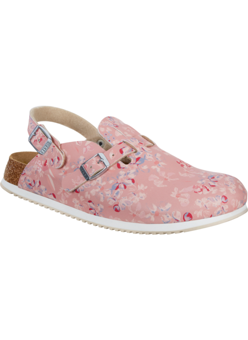 Birkenstock Dames Muil Kay SL 54291 Roze Bloemenveld