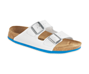 Birkenstock Heren Muil Arizona SL 54253 Wit/Blauw - De Klompengigant -  Online Klompen bestellen