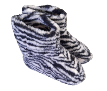 Woolwarmers Wollen Slof Animal 911 Zebra