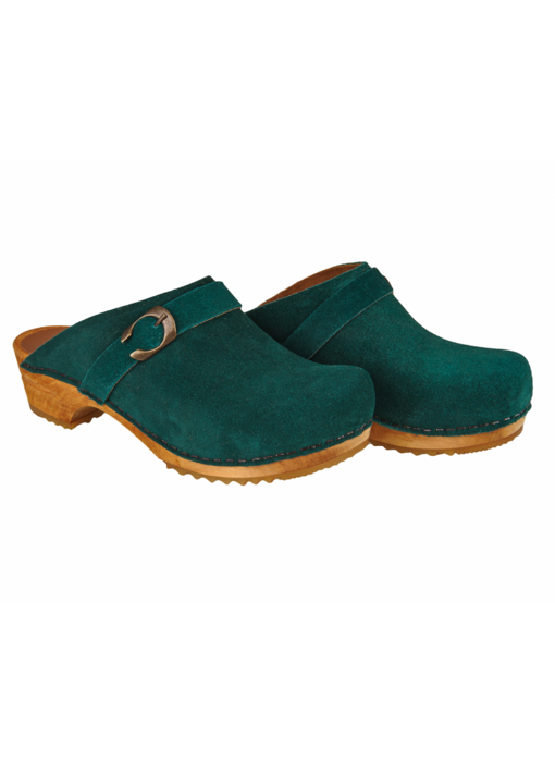 Sanita Hedi 457190 Suede Donkergroen