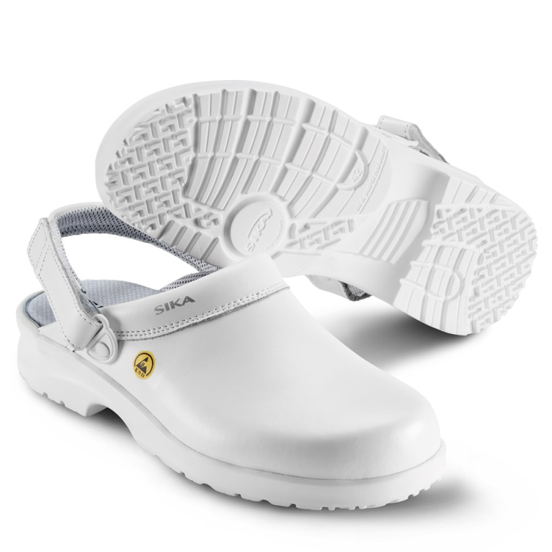 Sika Exclusive SIKA Fusion Clog ESD m. hielriempje OB SRC - 19467 Wit Wit