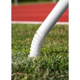 Cornervlaggen set – vlaggenstok met scharnier (wit)