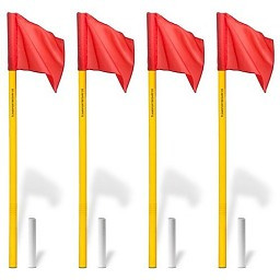 Geveerde cornervlagstok 40mm