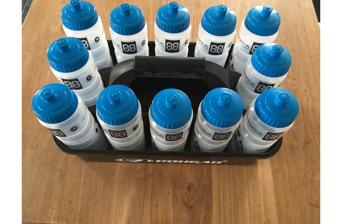 Bidonkrat Laag met 12 bidons