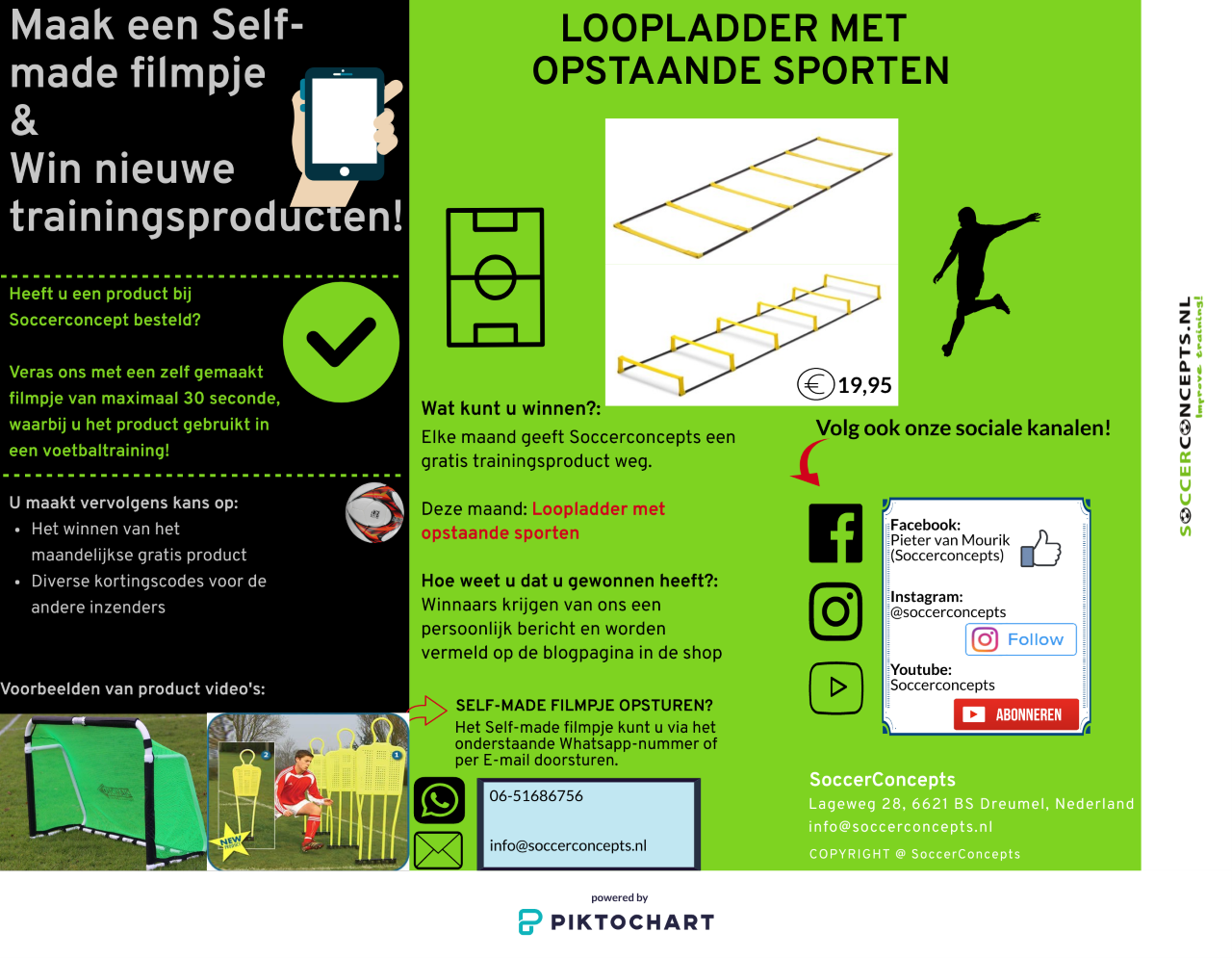 Stuur een foto of filmpje van het gebruik van een trainingsmiddel en win trainingsmaterialen