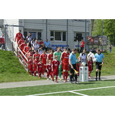 Voetbal Zuil de voetbalzuil voor extra sponsoring