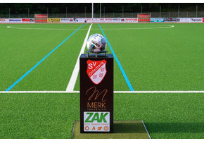 Voetbal Zuil voor extra sponsoring