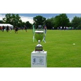 Voetbal Zuil de voetbalzuil voor extra sponsoring