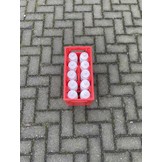 Caisse à bouteilles (extra robuste) avec 10 bouteilles de la couleur de votre choix