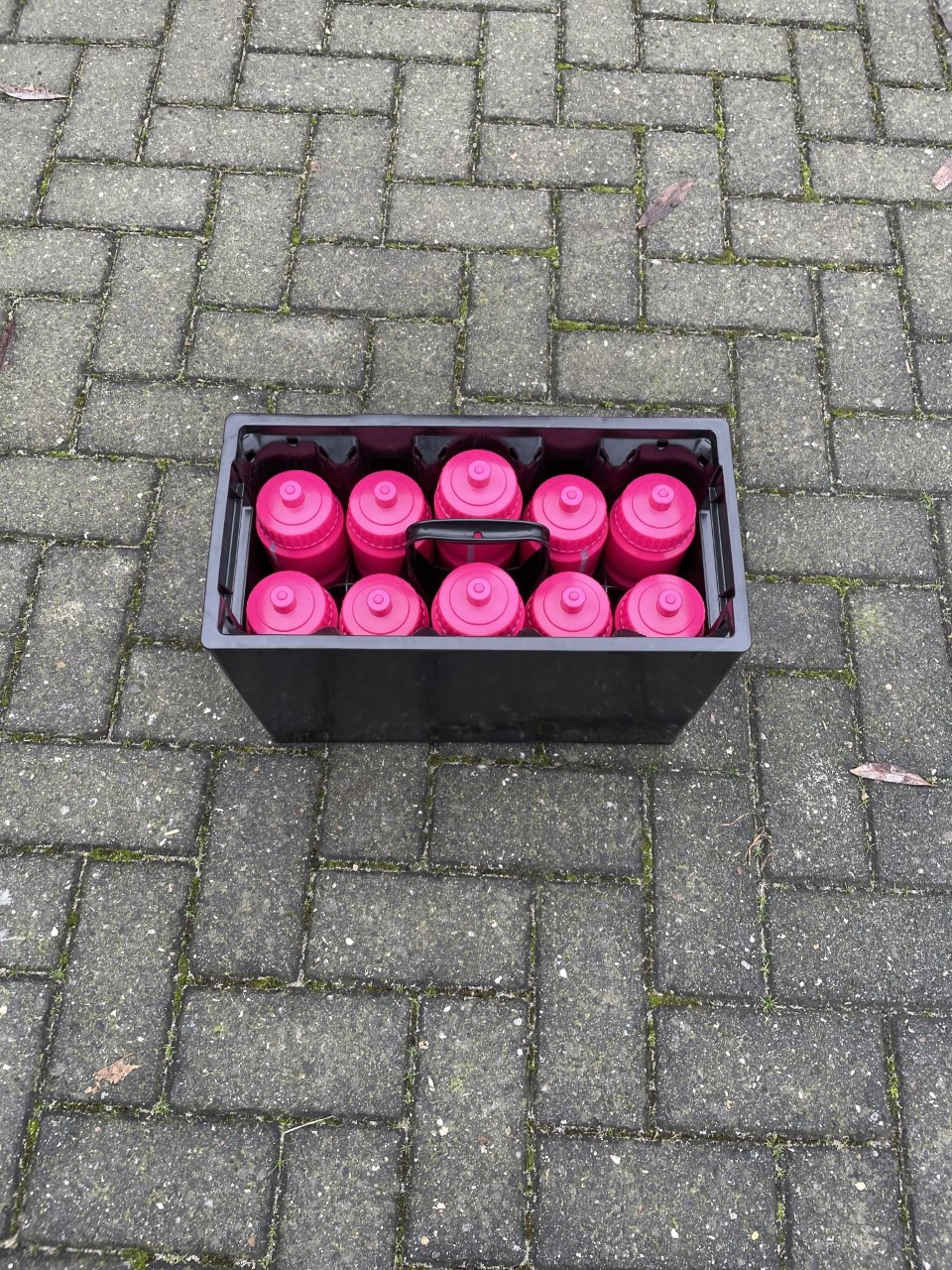 Bidonkrat (extra stevig) met 10 bidons in kleur naar keuze