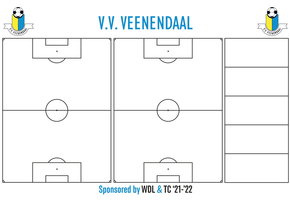 Taktiekbord eigen ontwerp 200cmx100cm