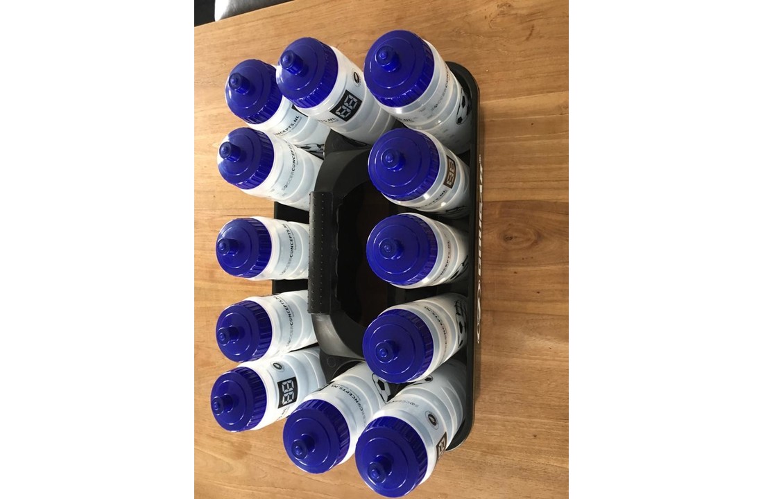 Bidonkrat Laag met 12 bidons