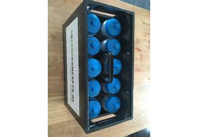 Bidonkrat (extra stevig) met 10 bidons
