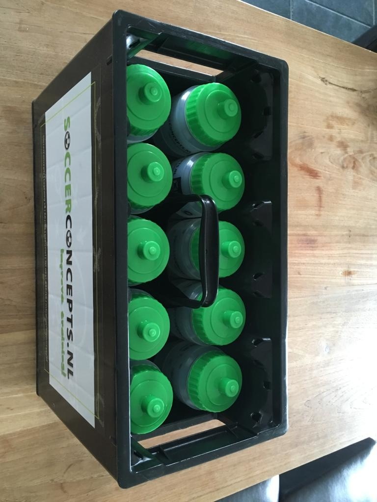 Bidonkrat (extra stevig) met 10 bidons