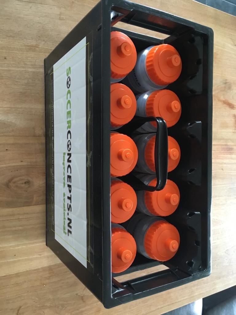 Bidonkrat (extra stevig) met 10 bidons
