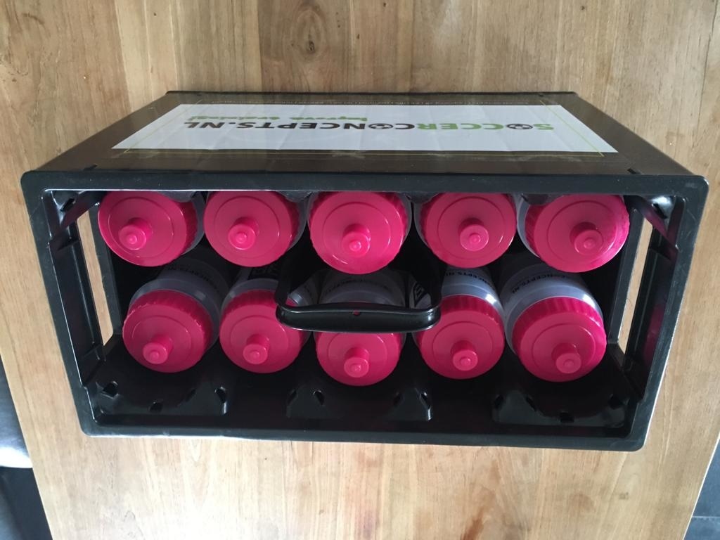 Bidonkrat (extra stevig) met 10 bidons