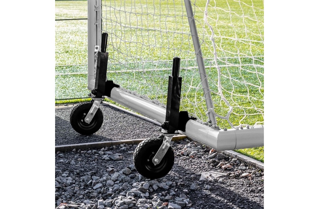 Seniorengoal 7m x 2m van 110mm Aluminium met wielen