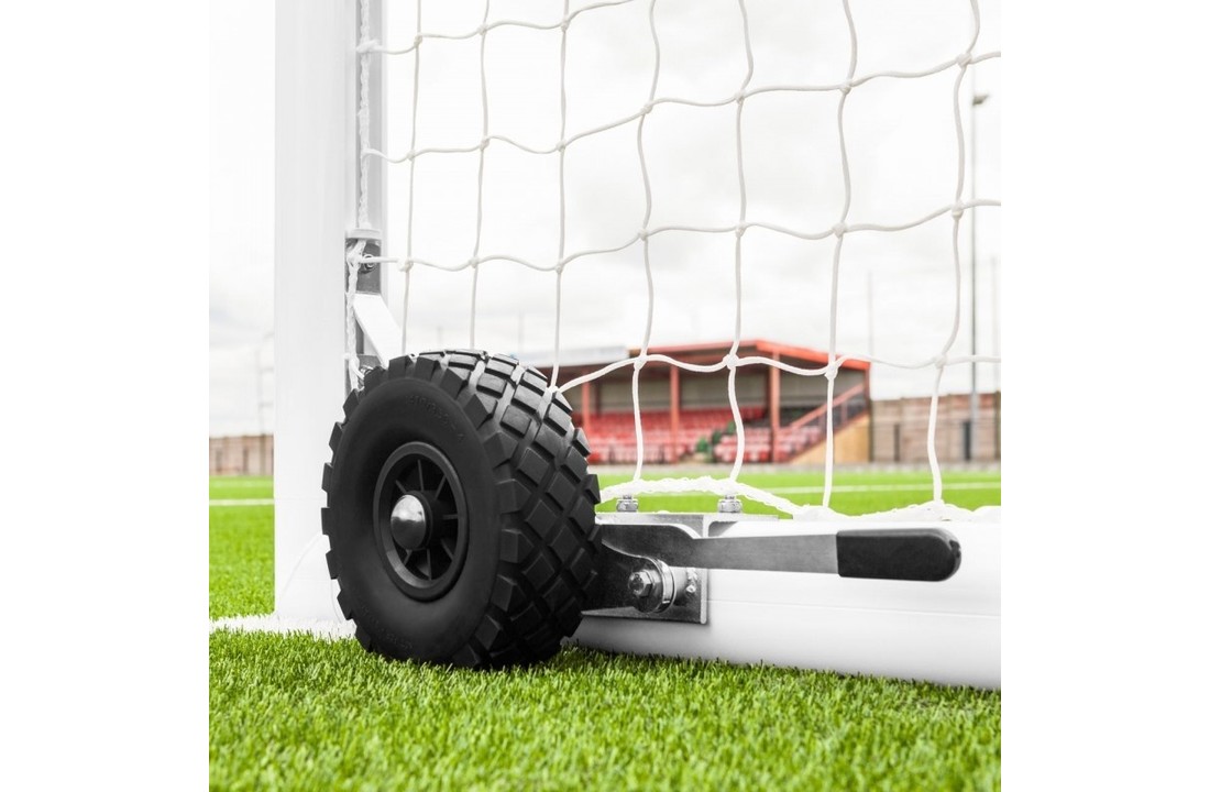 Seniorengoal 7m x 2m van 110mm Aluminium met wielen