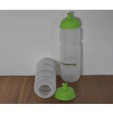 Sac à eau de terrain : avec deux poches latérales pour bouteilles d'eau et un compartiment verrouillable supplémentaire. Comprend deux bouteilles d'eau