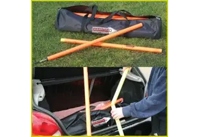 Sla-om stokken set (2 delig) met 12 stokken