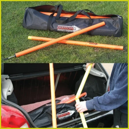 Sla-om stokken set (2 delig) met 12 stokken