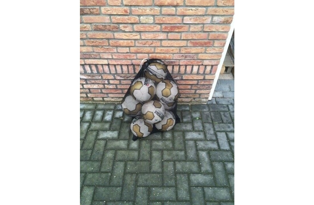 Filet à balles 10 balles, maille fine noire