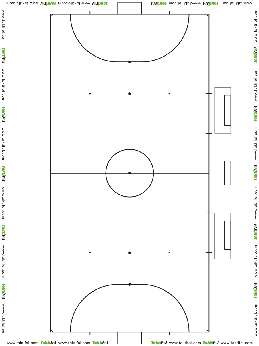 Taktifol Taktifol Playfield Foil - Futsal - - SoccerConcepts