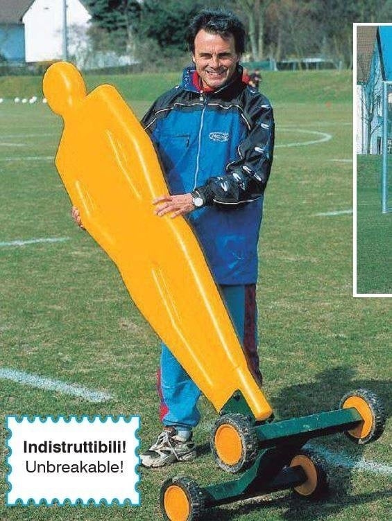 Mannequin met 4 wielen