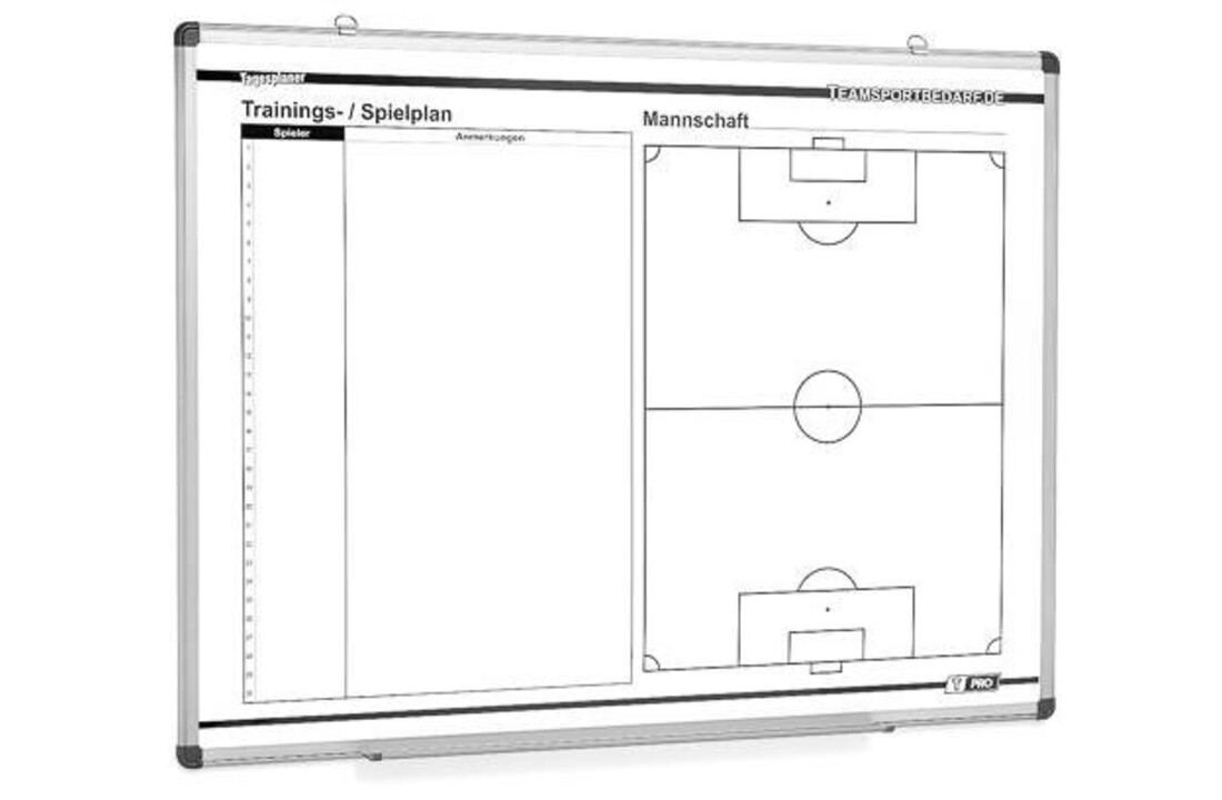 Planbord magnetisch 75cmx100cm met speelveld