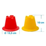 Mini pylonen (hoogte 10 cm) – 2 kleuren