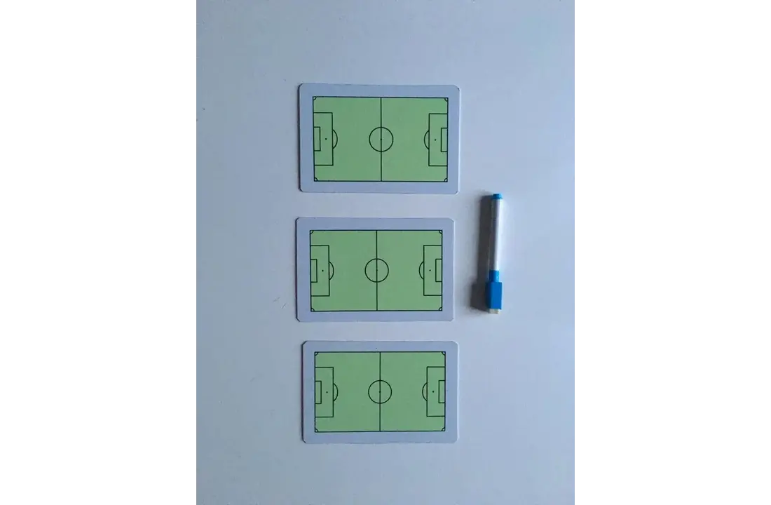 Taktiekbord zakformaat pocket: 10x  met stift